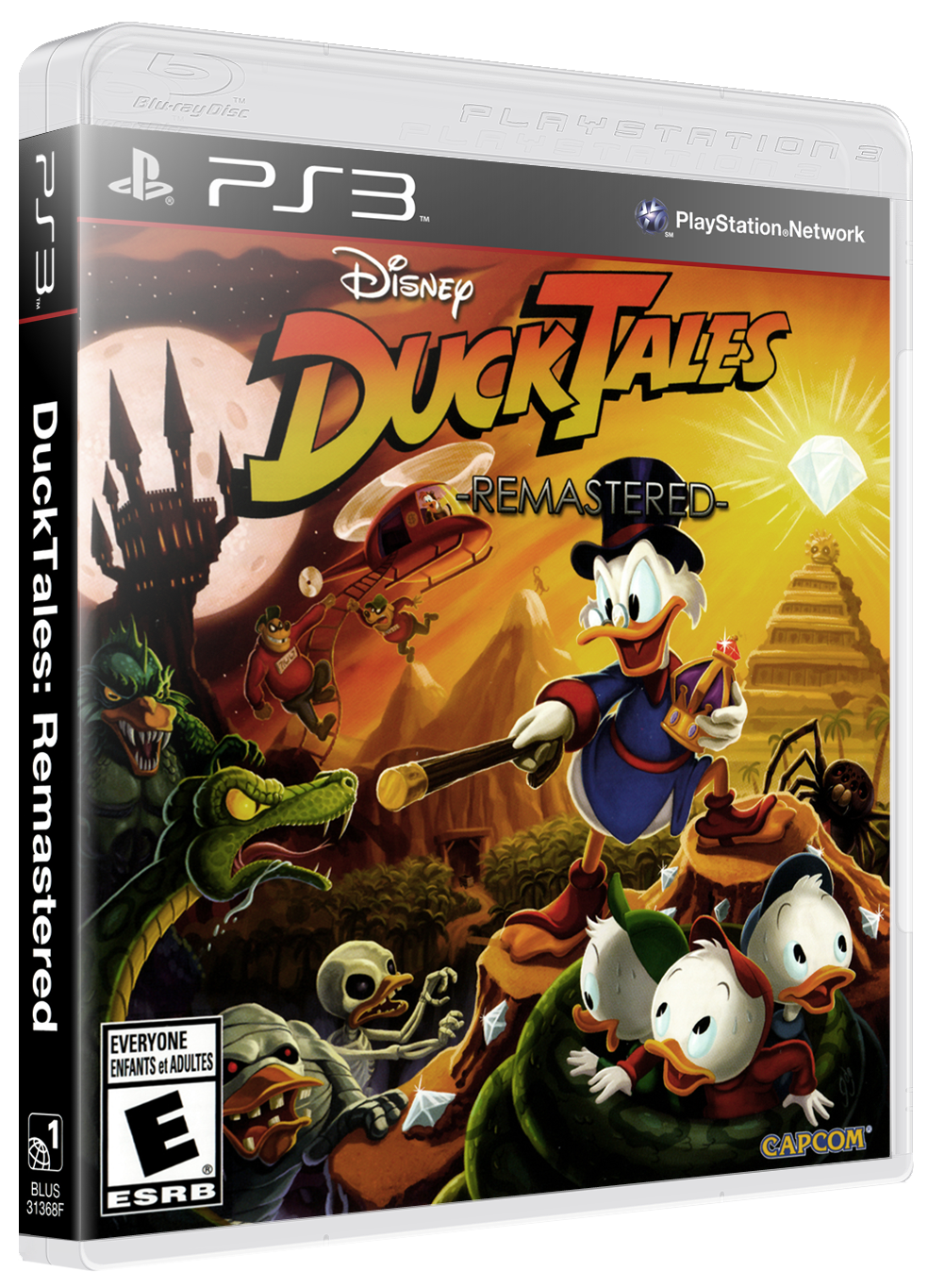 DuckTales: Remastered box art for Playstation 3